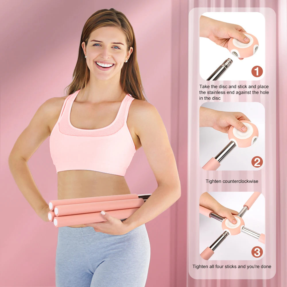 "Adjustable Yoga Stick for Humpback Correction and Posture Improvement"