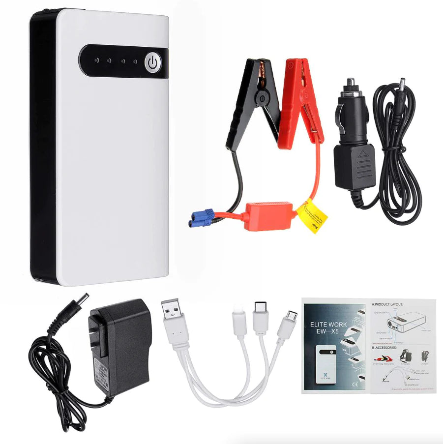 "Powerful 20000mAh Car Jump Starter & Portable Battery Charger"