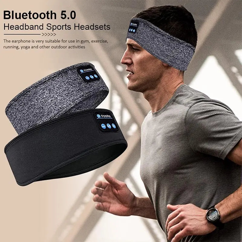 Wireless Bluetooth Headband Headphones for Sports and Sleeping