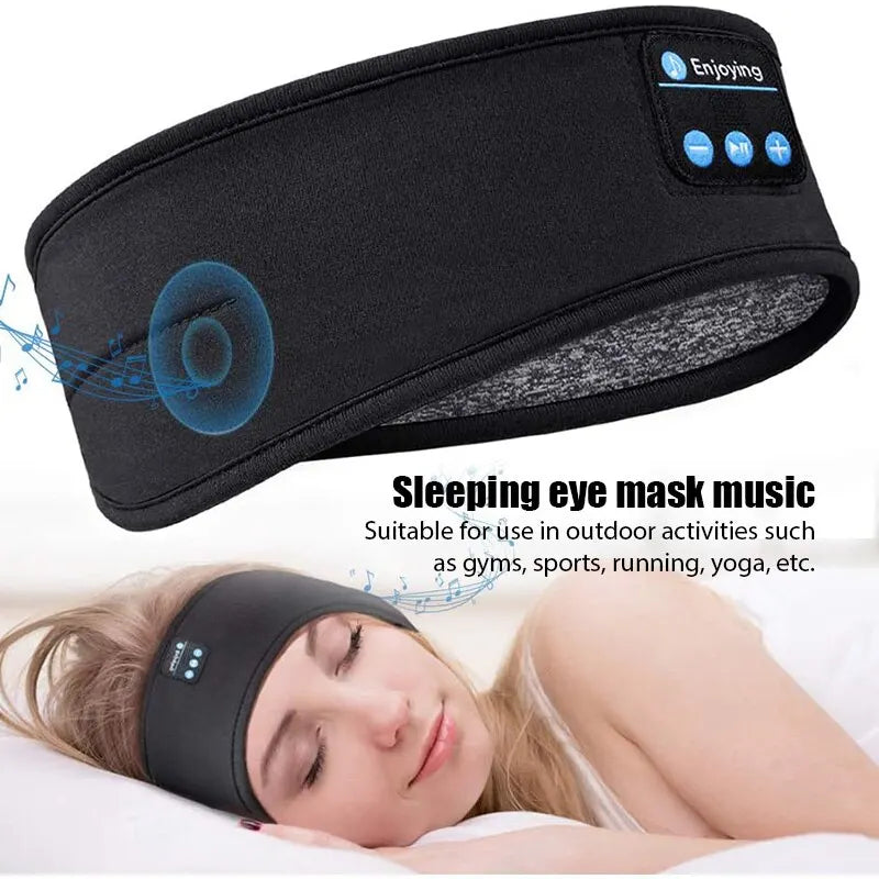 Wireless Bluetooth Headband Headphones for Sports and Sleeping