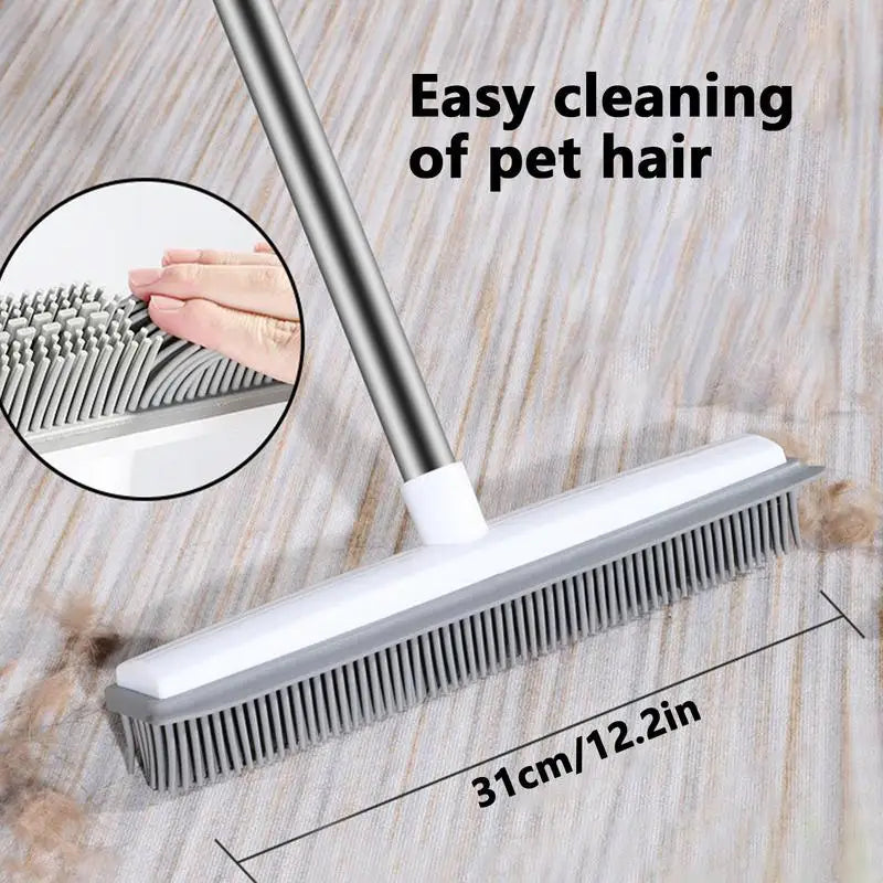 Professional title: 

"Multi-Purpose Rubber Broom for Pet Hair Removal and Floor Cleaning"