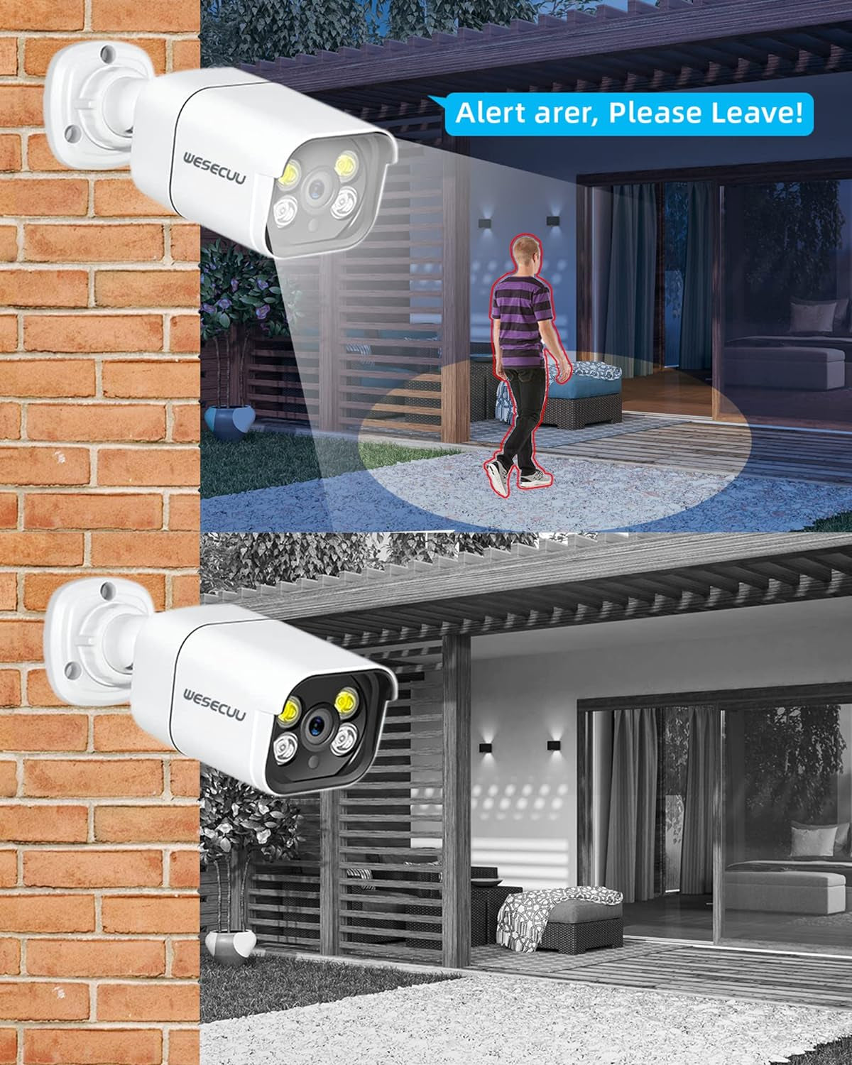 "Ultimate 16CH 4K Poe Security Camera System with 8 Outdoor Cameras, Human Detection, 2-Way Talk, and 3TB HDD for 24/7 Recording"