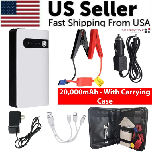 "Powerful 20000mAh Car Jump Starter & Portable Battery Charger"