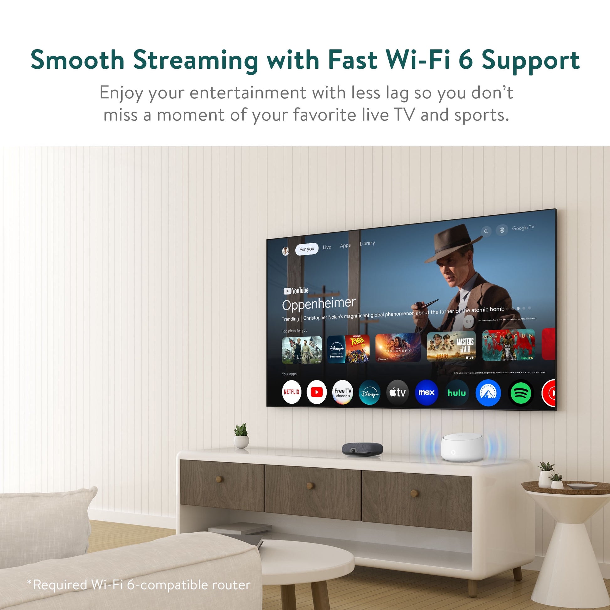 "2024 Google TV 4K Pro: Dolby Vision, Hands-Free Voice Control, Smart Hub"