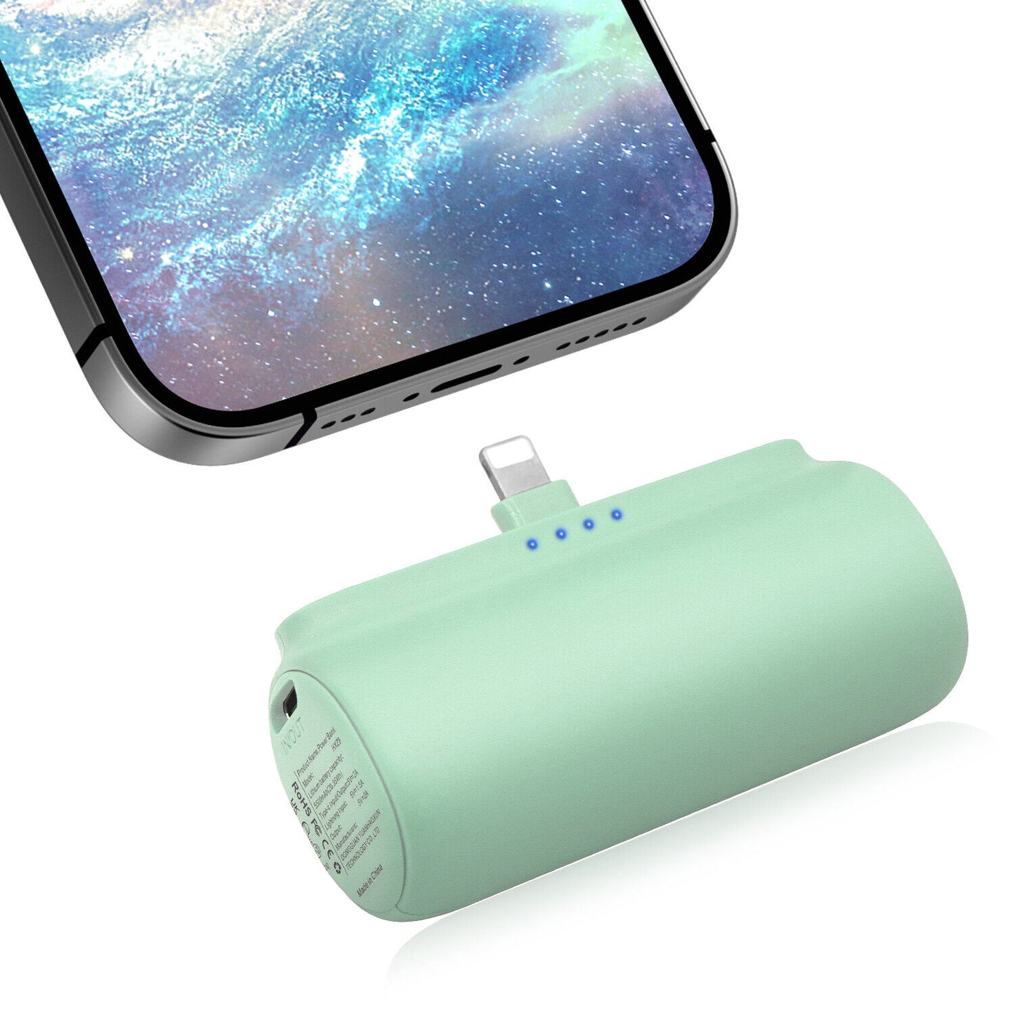 Portable Mini Power Bank Charger for iPhone and Type C Phones - Instant Charging Technology