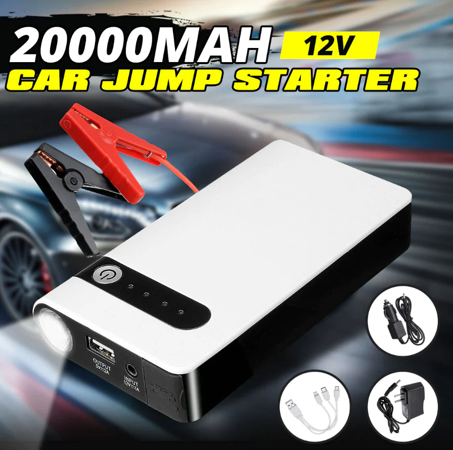 "Powerful 20000mAh Car Jump Starter & Portable Battery Charger"