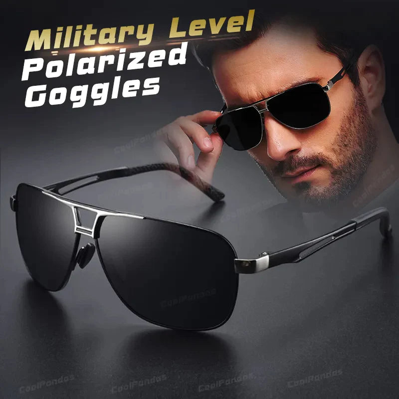 Polarized Pilot Sunglasses for Men - UV400 Protection for Outdoor Activities