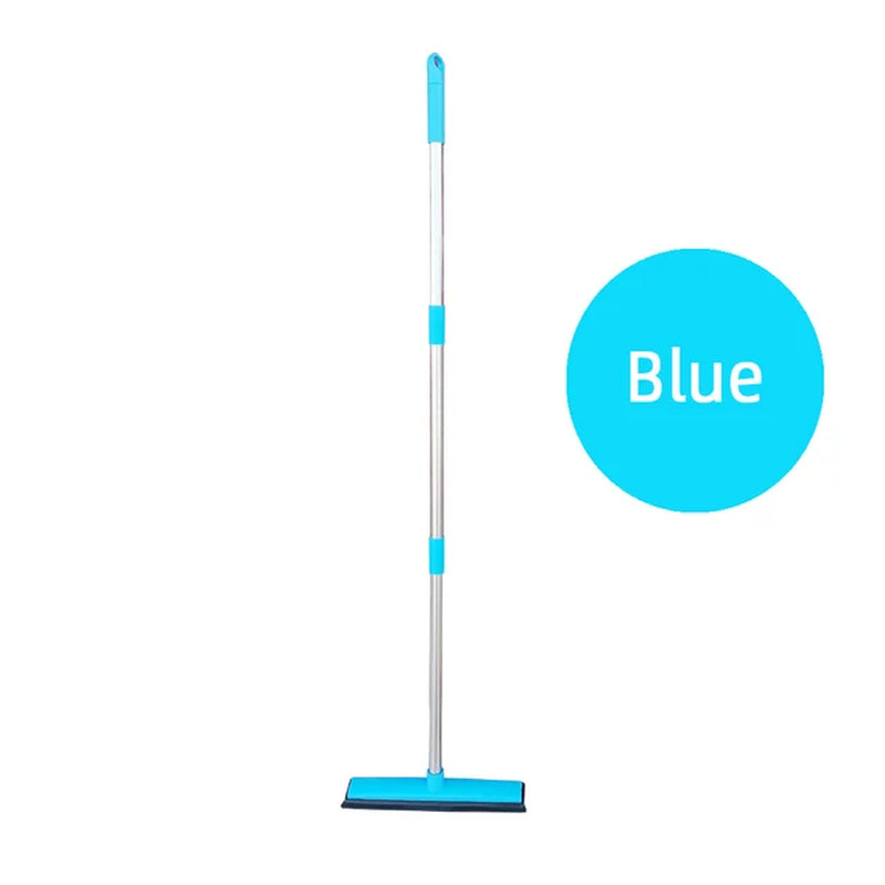 Professional Title: "Rubber Broom Floor Brush with Silicone Hair Remover and Squeegee for Pet Hair and Carpet Cleaning"