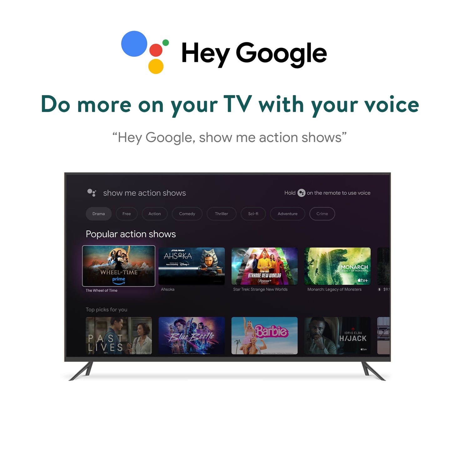 "2024 Google TV 4K Pro: Dolby Vision, Hands-Free Voice Control, Smart Hub"