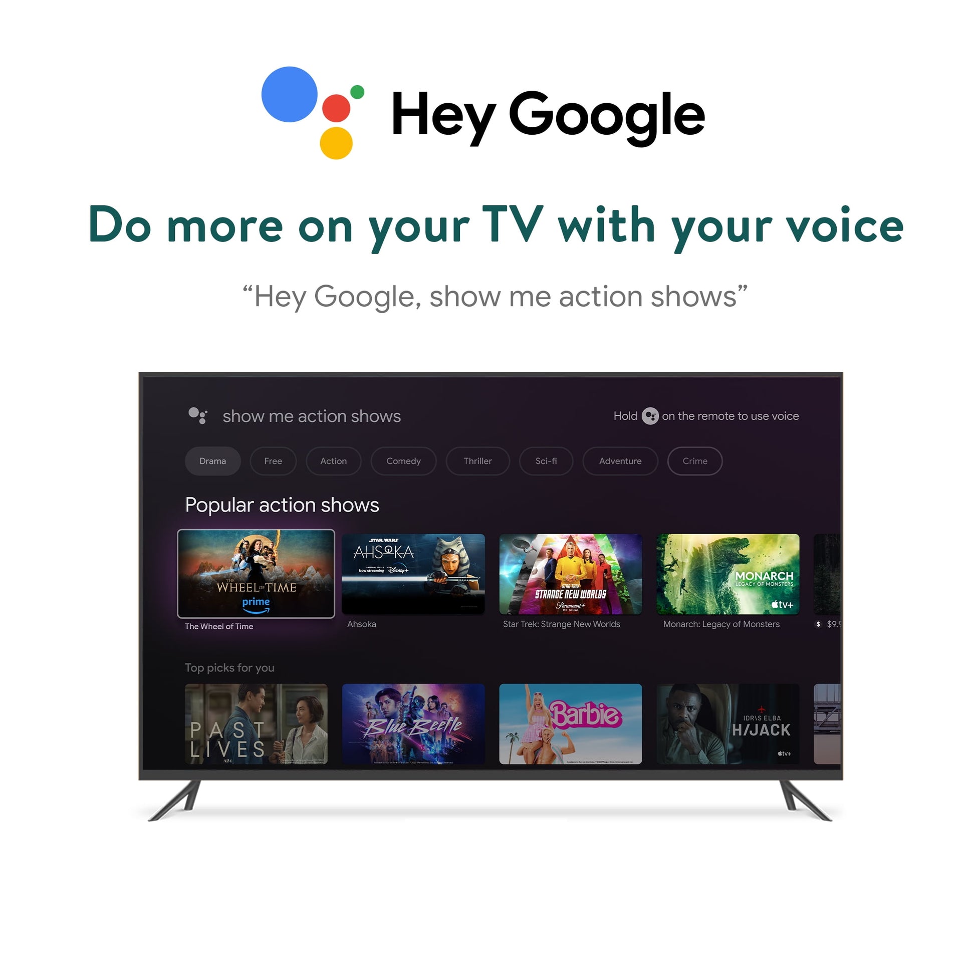 "2024 Google TV 4K Pro: Dolby Vision, Hands-Free Voice Control, Smart Hub"