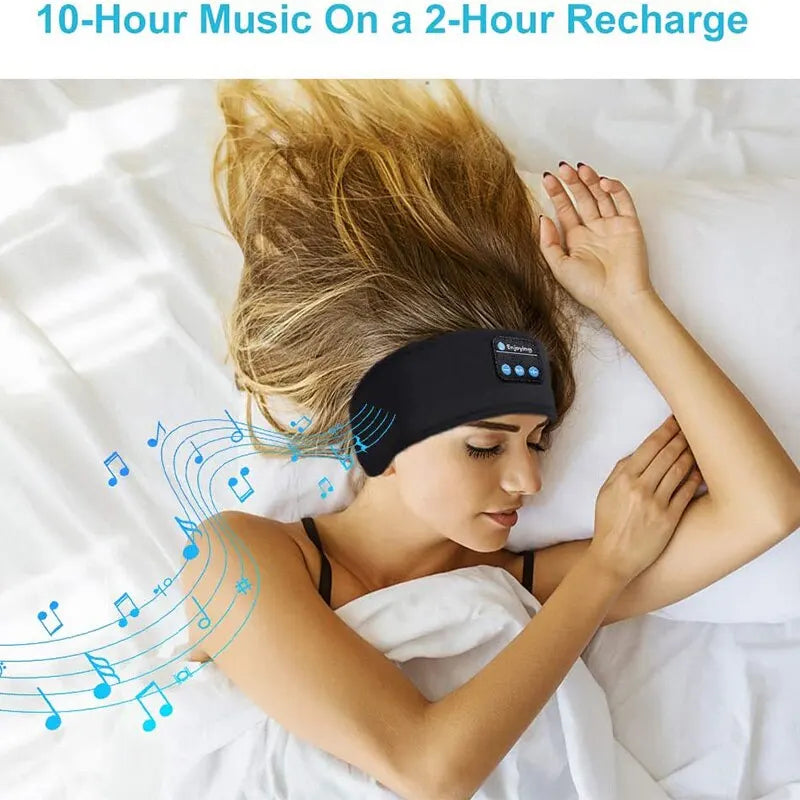 Wireless Bluetooth Headband Headphones for Sports and Sleeping