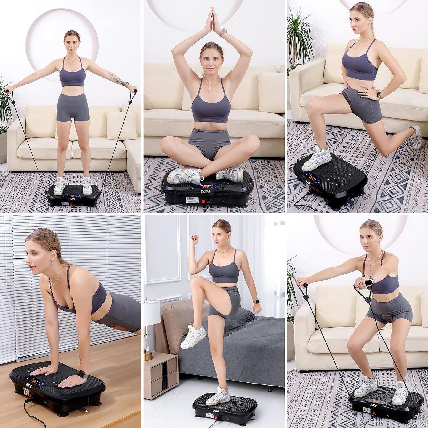 "Get Fit with this Vibration Plate Workout Machine! 💪🏋️‍♀️ #FitnessGoals #WeightLoss"