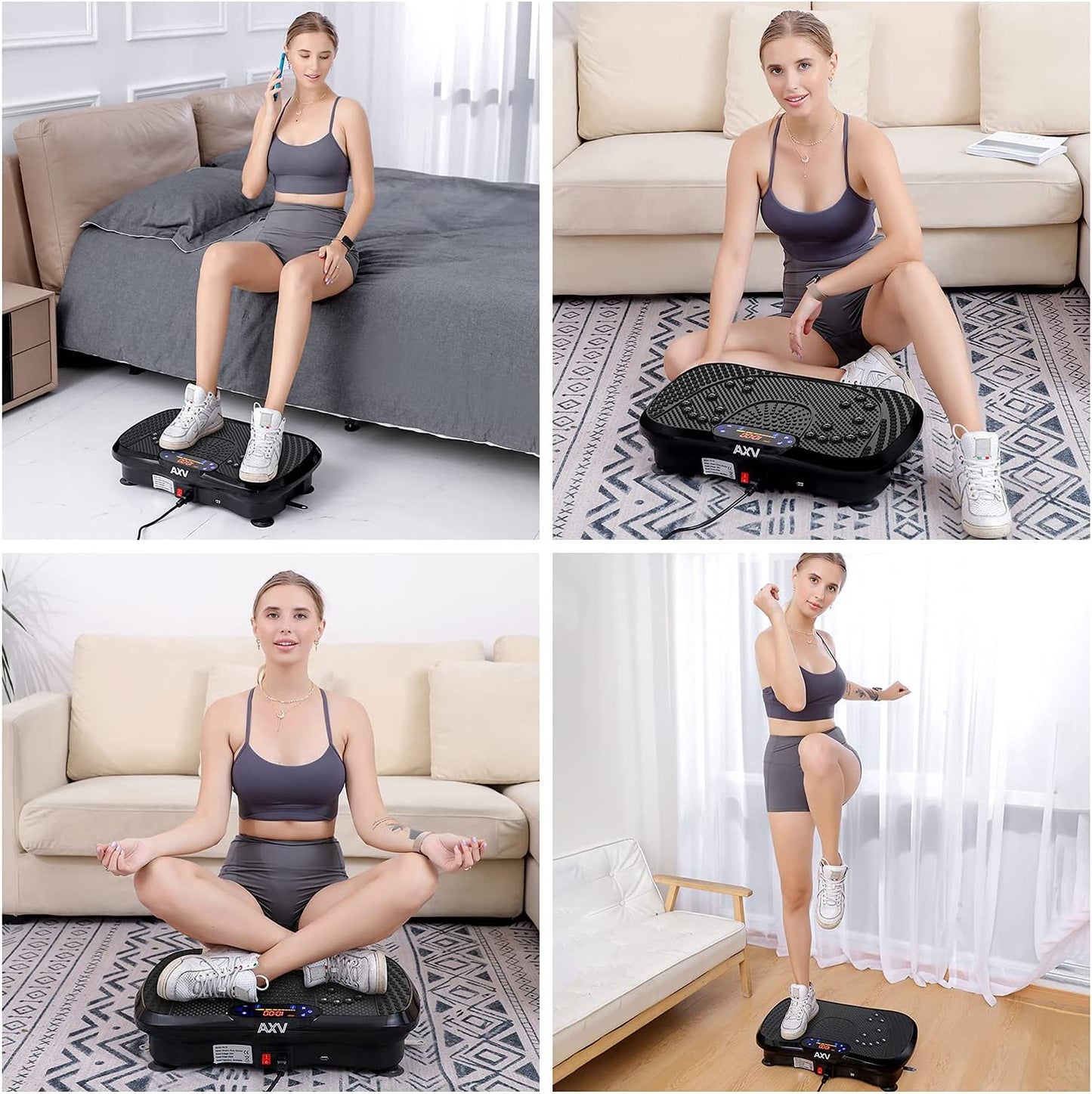 "Get Fit with this Vibration Plate Workout Machine! 💪🏋️‍♀️ #FitnessGoals #WeightLoss"