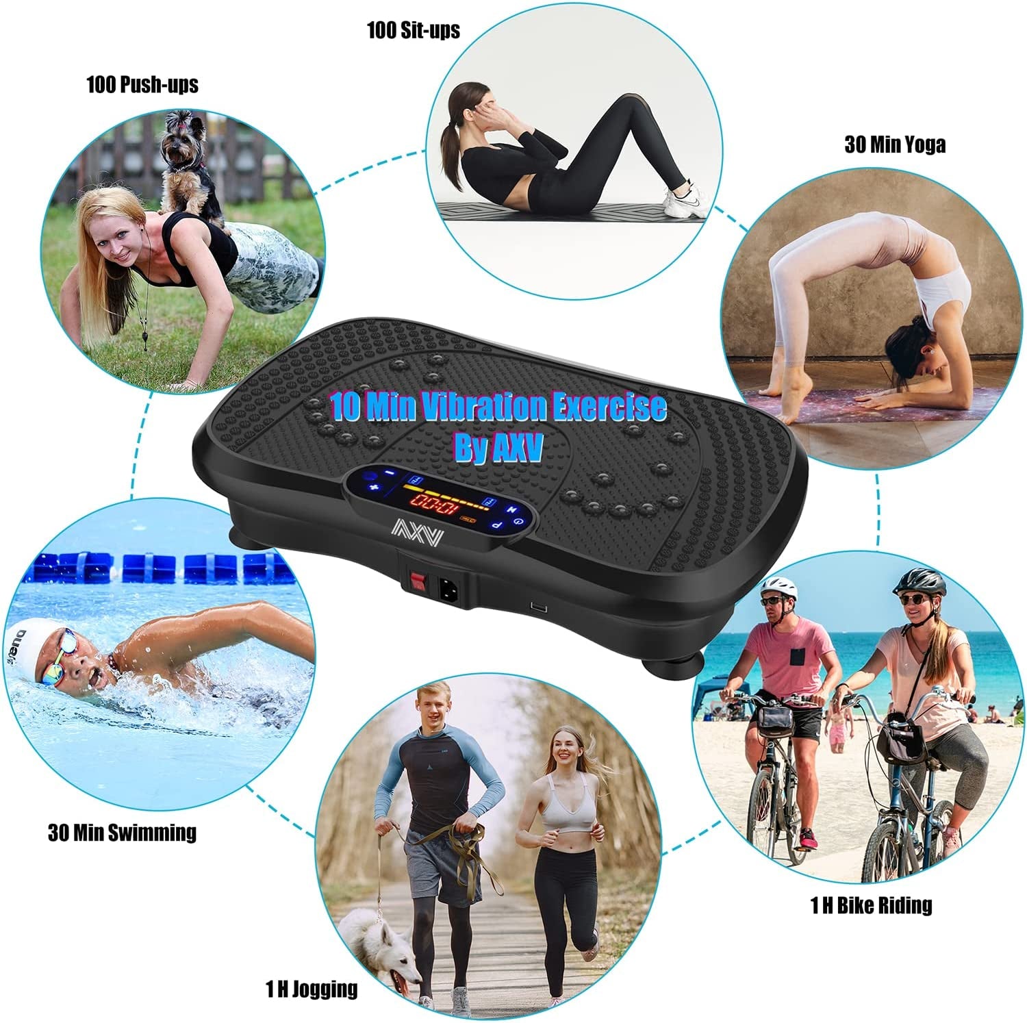 "Get Fit with this Vibration Plate Workout Machine! 💪🏋️‍♀️ #FitnessGoals #WeightLoss"